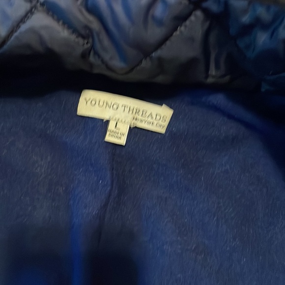 Young Threads Quilted, Fleece Lined Vest - Picture 3 of 4